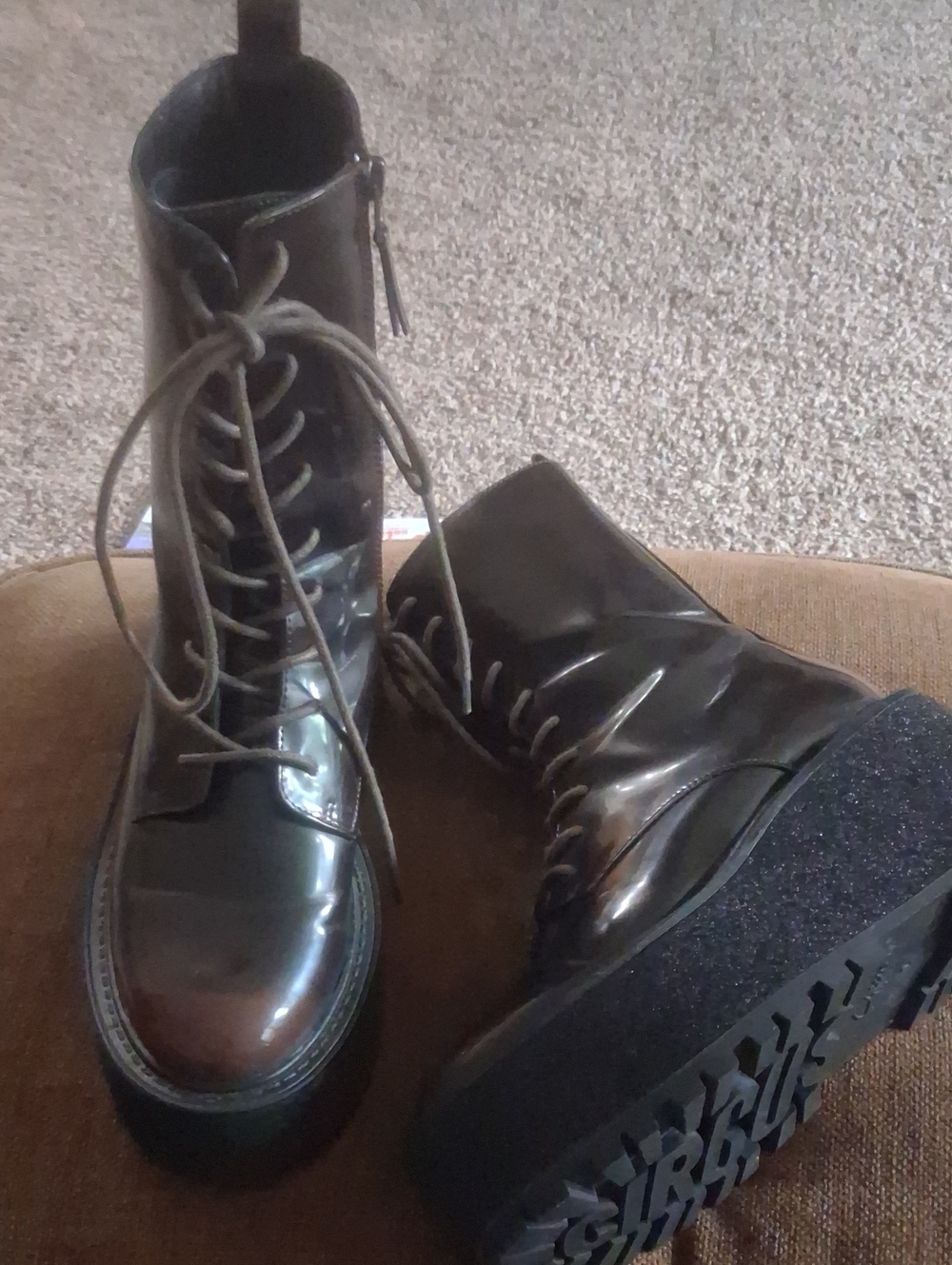 Circus Women’s Platform Combat Boots